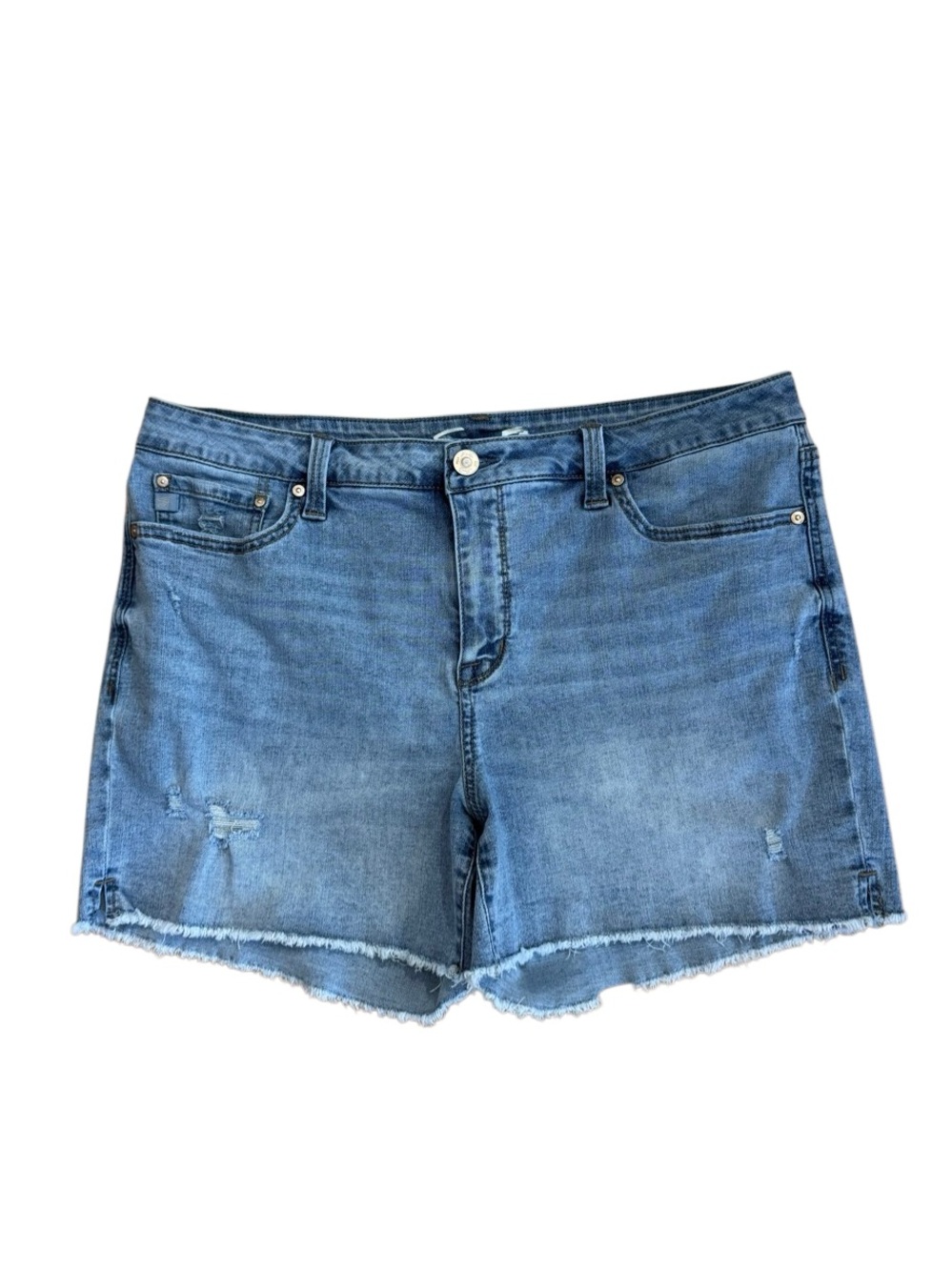 Seven7 Women's 'Weekend Short' Light Weight Jean Shorts with Stretch Size 14